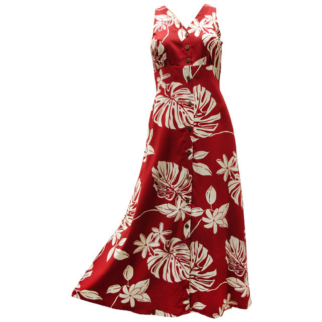 Hawaiian Tank Dress, Long - Tiare 19