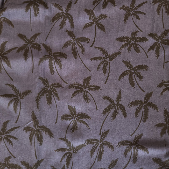 Hawaiian rayon fabric PalmTree