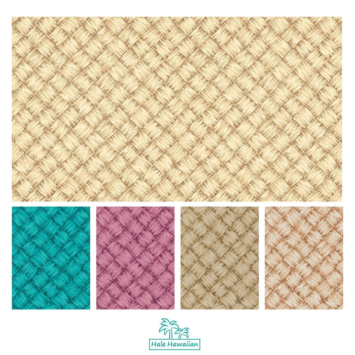 新柄入荷 ハワイ ポリコットン 生地 CHOE-284-811【 ラウハラ 】