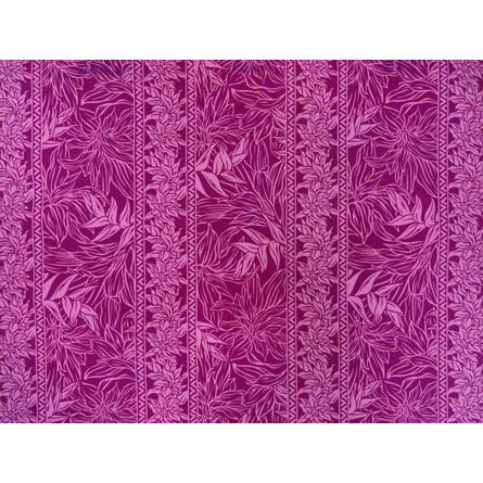 ※セール生地  ハワイアン ポリコットン生地 LW-15-442【ティーリーフ / ハレコニア】