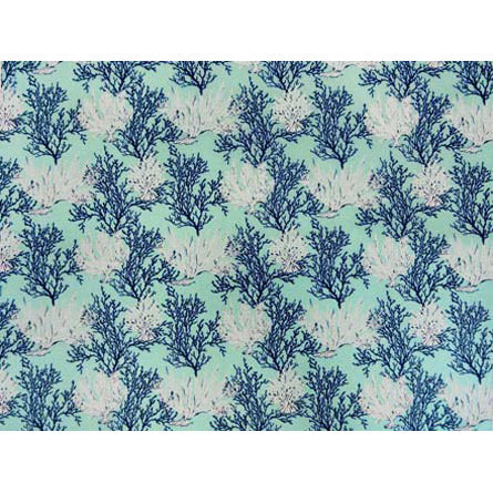 ※セール生地  ハワイアン ポリコットン生地 LW-16-527 【コーラル / サンゴ 】