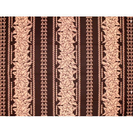 *Sale Fabric* Hawaiian Poly-Cotton Fabric LW-19-701 【Kukui/Tapa Panel】