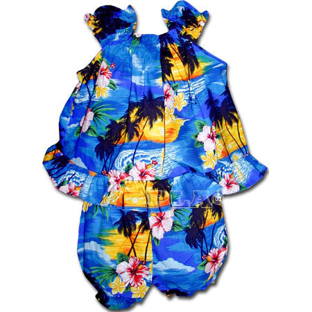 ベイビー コットン カバナ セット【ハワイビーチ】