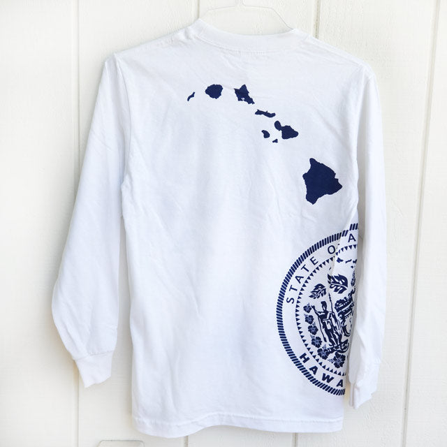 ハワイアン メンズ 長袖 Tシャツ コットン 【 ハワイステイト】