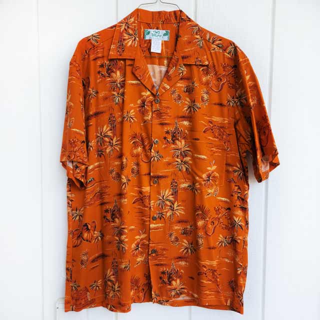 Hawaiian Men's Aloha Shirt Rayon [Golden Vintage] – Halehawaiian