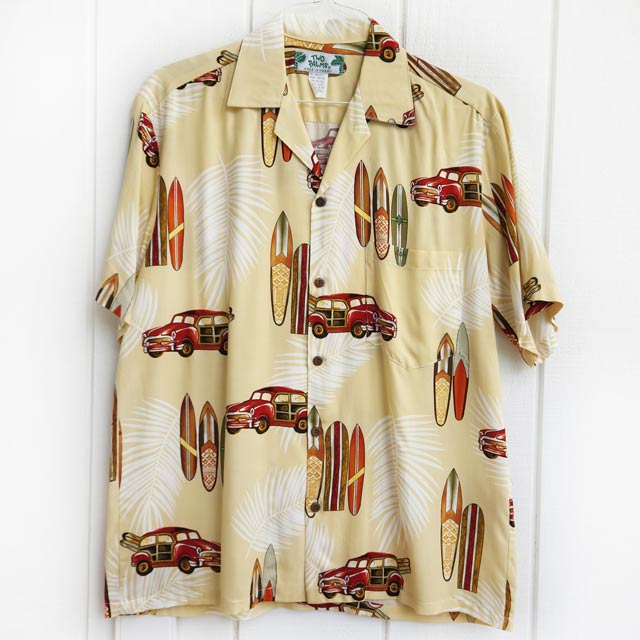 70s ヴィンテージ アロハシャツ ハワイアン ハワイ製 フラワーレイ 