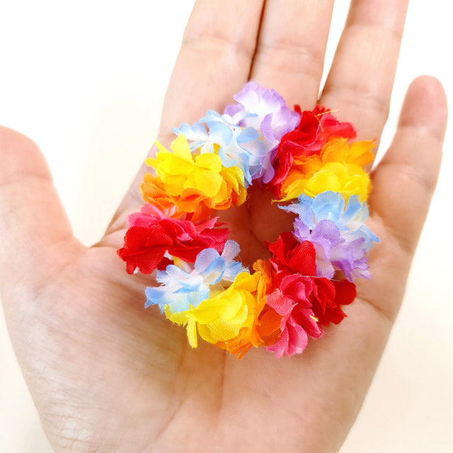 Hawaiian pet lei/scrunchie [Tiny lei]