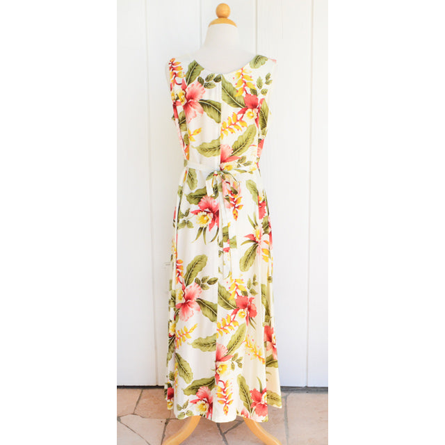 Keilani Midi Sleeveless Hawaiian Dress