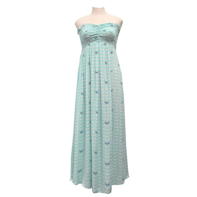 Hawaiian Tunic Dress Maxi [Angel Wing]