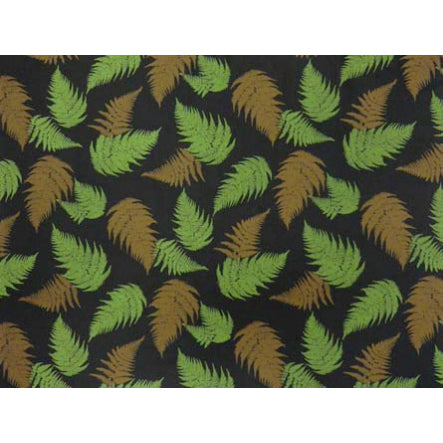 ※セール ハワイアン ポリコットン生地 BQ-11-773R 【 オールオーバーファーン】