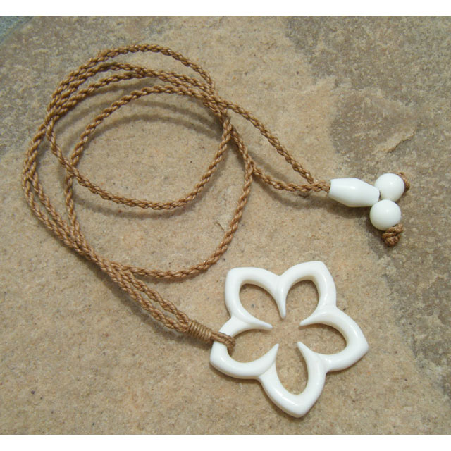 Hawaiian on sale bone necklace