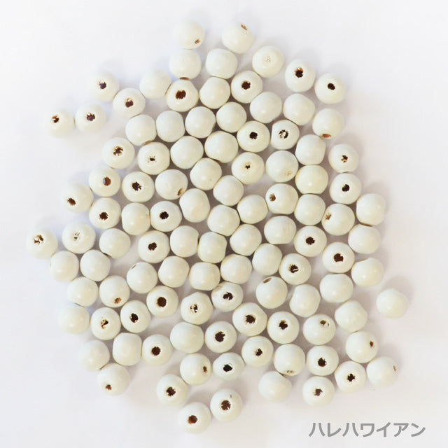 ハワイアン フラ用品 ウッドパーツ【ウッドビーズ500個】