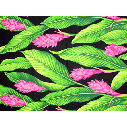 ※セール生地  ハワイアン ポリコットン生地 LMH-18-871 【ジンジャー】