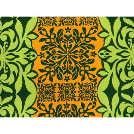 ※セール生地 ハワイアン ポリコットン生地 LW-12-258 【キルトパネル】