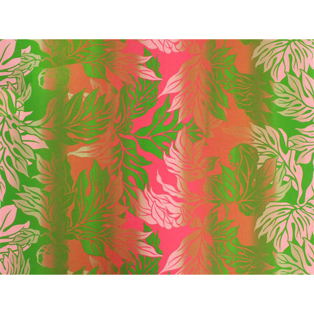 ※セール生地  ハワイアン ポリコットン生地 LW-14-394 【ウル/グラデーション】