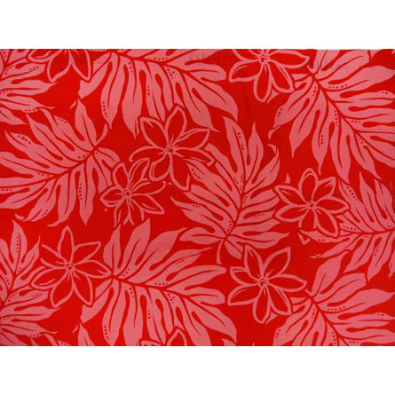※セール生地  ハワイアン ポリコットン生地 LW-15-446 【ティアレ・ラウアエ】
