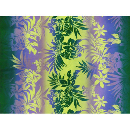 ※セール生地  ハワイアン ポリコットン生地 LW-16-504 【トーチジンジャー】