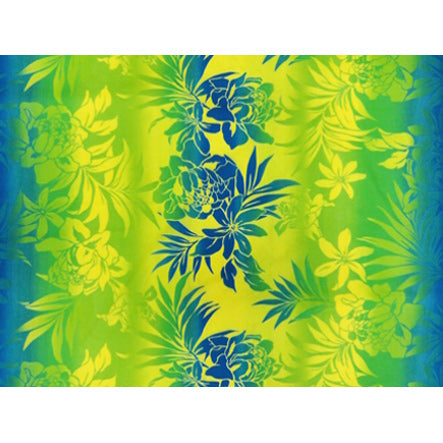 ※セール生地  ハワイアン ポリコットン生地 LW-16-504 【トーチジンジャー】