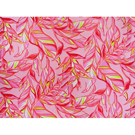 在庫処分セール ハワイアン ポリコットン生地 LW-17-582 【 ハレコニア/リーフ 】2.5ヤード生地