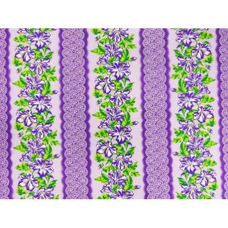 ※セール生地  ハワイアン ポリコットン生地 LW-17-586 【ハイビスカスパネル】