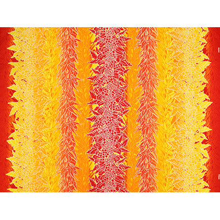 ※セール生地  ハワイアン ポリコットン生地 LW-18-639 【マイレレイ】