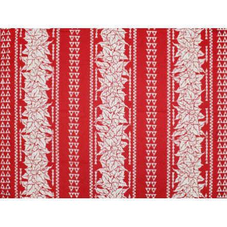 *Sale Fabric* Hawaiian Poly-Cotton Fabric LW-19-701 【Kukui/Tapa Panel】