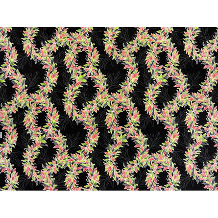 ※セール生地  ハワイアン ポリコットン生地 QSQ-15-907 【 レイ 】