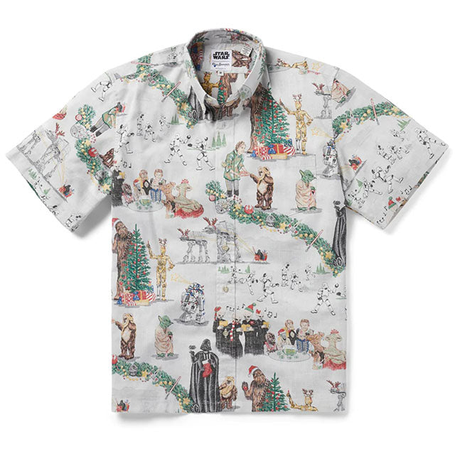 Hawaiian Men's Aloha Shirt Poly Cotton [STAR WARS Sithmas]