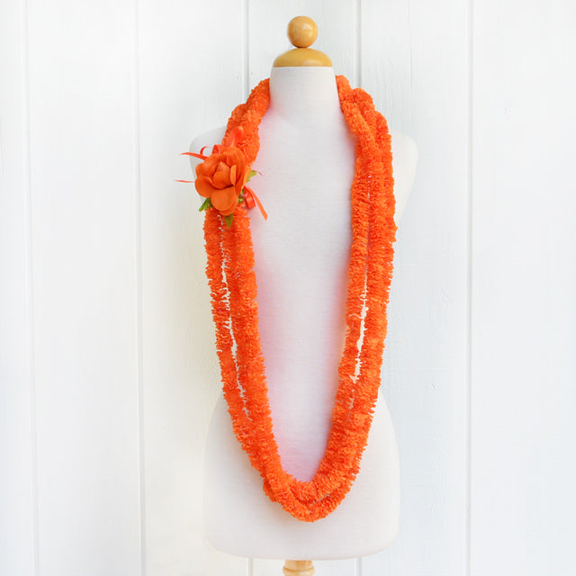 ハワイアン フラ用品 フラワーレイ(ロング)【イリマ3ライン