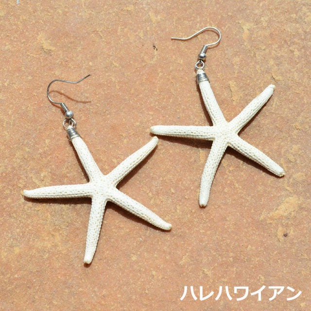 ハワイアン ジュエリー ピアス【スター フィッシュ】