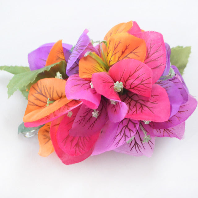 Hawaiian Hula Supplies Flower Hair Clip Bougainvillea Poepoe