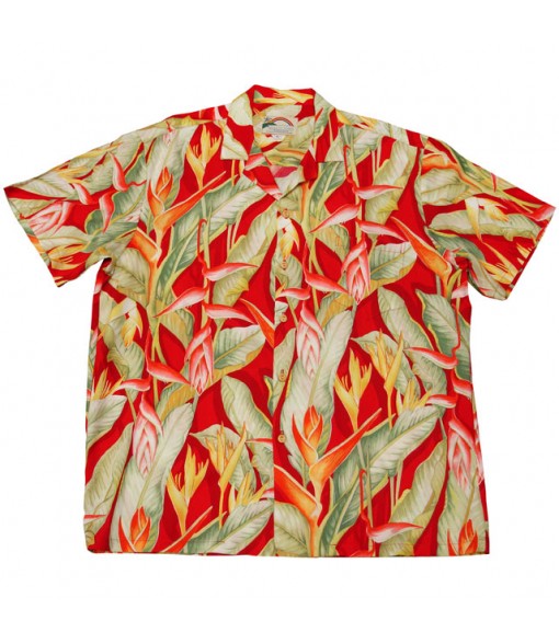 Rayon Heliconia Hawaiian Shirt