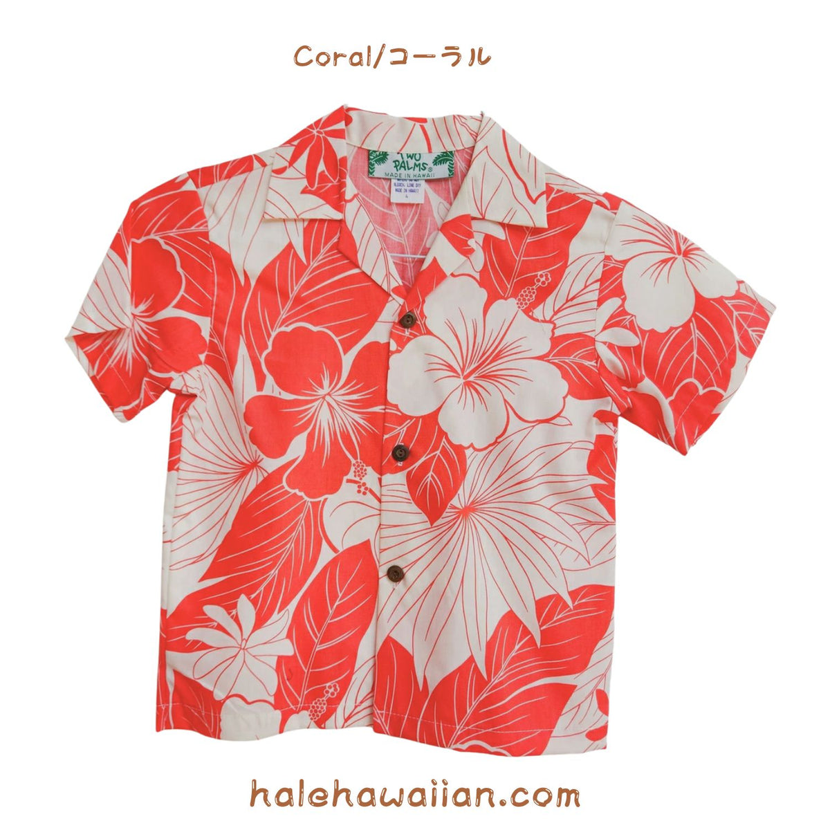 Hawaii Kids Cotton Boys Aloha Shirt [Lanai]