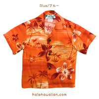 Kids Rayon Aloha Shirt [Moonlight Scenic]