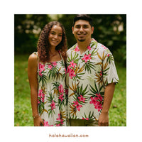 Hawaiian Sleeveless Long Dress [Lani Plumeria]