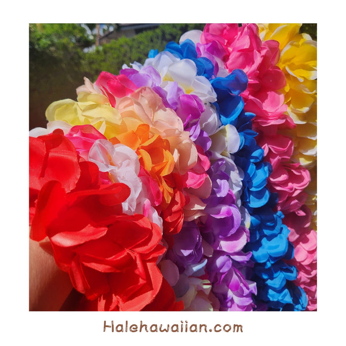 Hawaiian Hula Supplies Flower Lei [Royal]