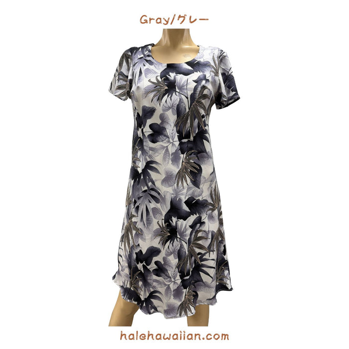 Hawaiian Sleeve Dress Semi-Length Short 165 [Shadow Garden]