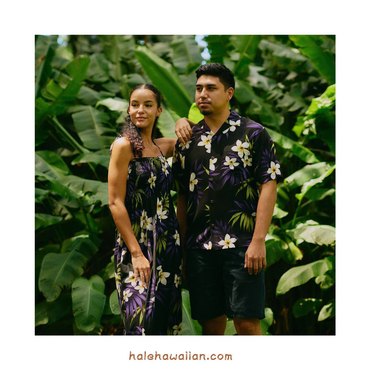 Hawaiian Sleeveless Long Dress [Lani Plumeria]