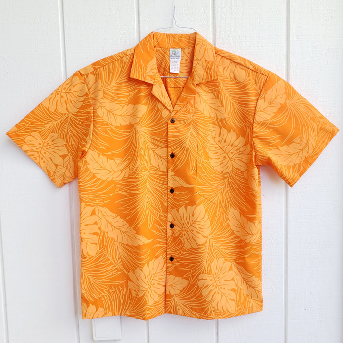 Hawaiian Men's Aloha Shirt Polyotton [Monstera]