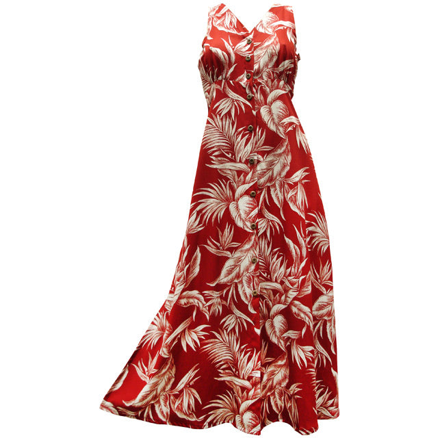 ハワイアン タンク ドレス ロング 【トロピカル パラダイス 】