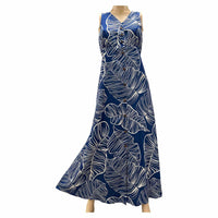 ハワイアン タンク ドレス ロング 【タロリーフ】