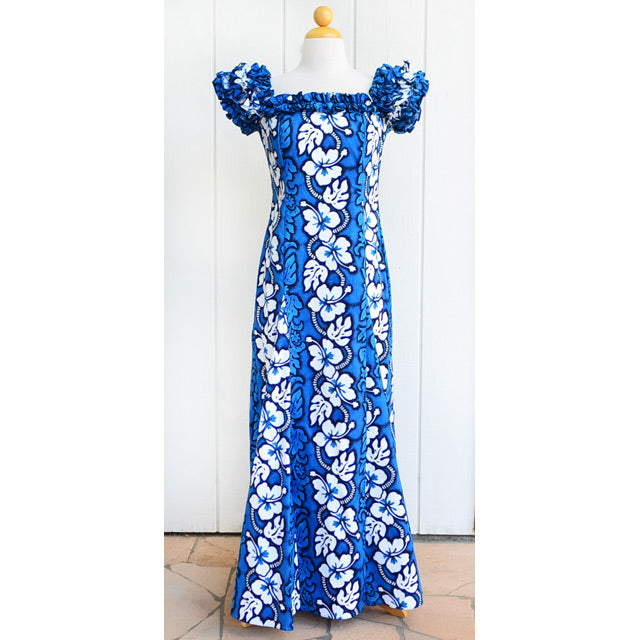 [Discount] Hawaii Muumu Ruffle Muumu Long Dress [Hibisucus] 