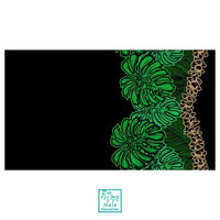 Hawaiian Polycotton Fabric CHOE-233-837 [Monstera & Plumeria Lei]