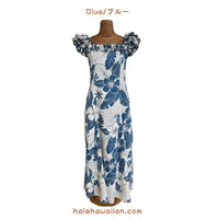Hawaiian Muumuu PuaPuaLani Ruffle Long Dress [Lanai] 