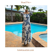 Hawaiian Muumuu PuaPuaLani Ruffle Long Dress [Lanai] 