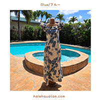 Hawaiian Muumuu PuaPuaLani Ruffle Long Dress [Lanai] 