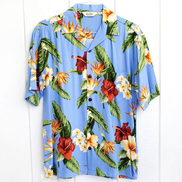 Hawaiian Men's Aloha Shirt Rayon [Tropical Paradise]