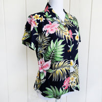 Hawaiian Ladies Aloha Shirt Fit [Orchid Paradise]