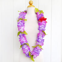 Hawaiian Hula Supplies Flower Lei [Royal]