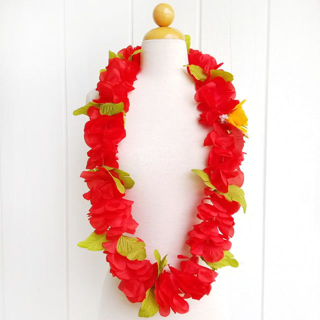 Hawaiian Hula Supplies Flower Lei [Royal]